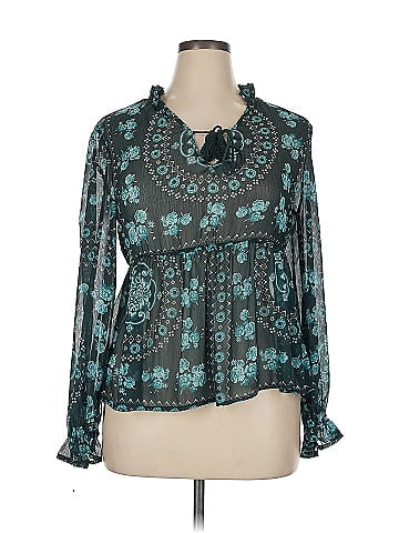 Taylor & Sage Long Sleeve Blouse (view 1)