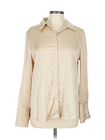 MM. LaFleur Long Sleeve Silk Top (view 1)