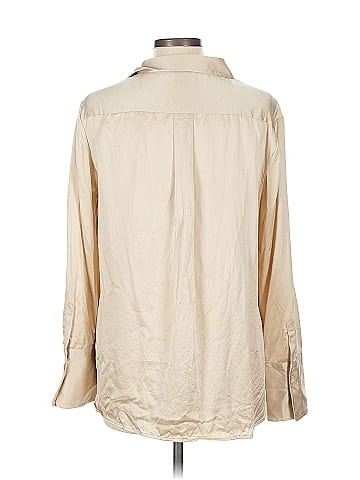 MM. LaFleur Long Sleeve Silk Top (view 2)