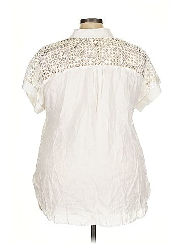 Lauren by Ralph Lauren Short Sleeve Blouse (view 2)