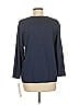 Alfred Dunner Animal Print Blue Pullover Sweater Size M - photo 2