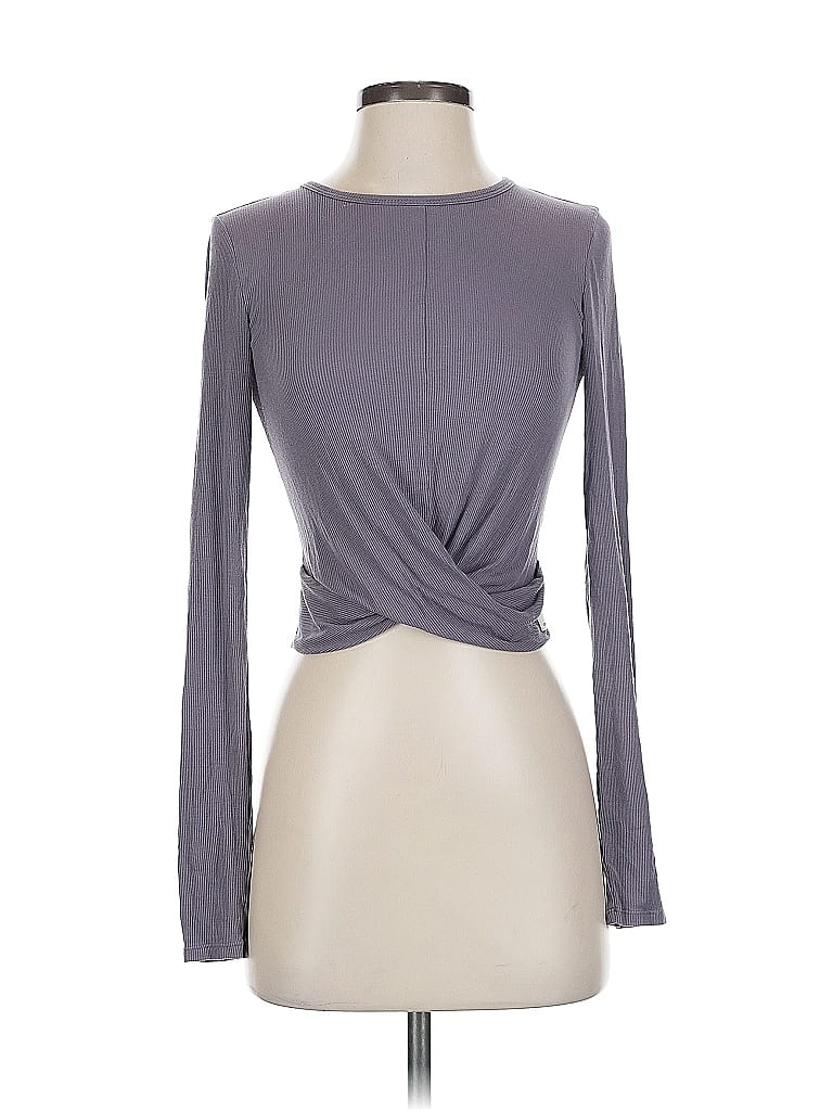 Vuori Gray Purple Long Sleeve T-Shirt Size XS (estimated) - photo 1