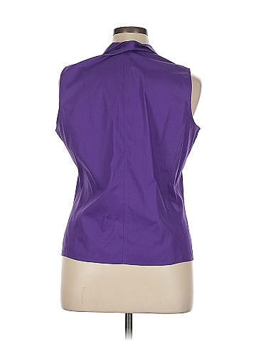 Jones New York Collection Sleeveless Button-Down Shirt (view 2)