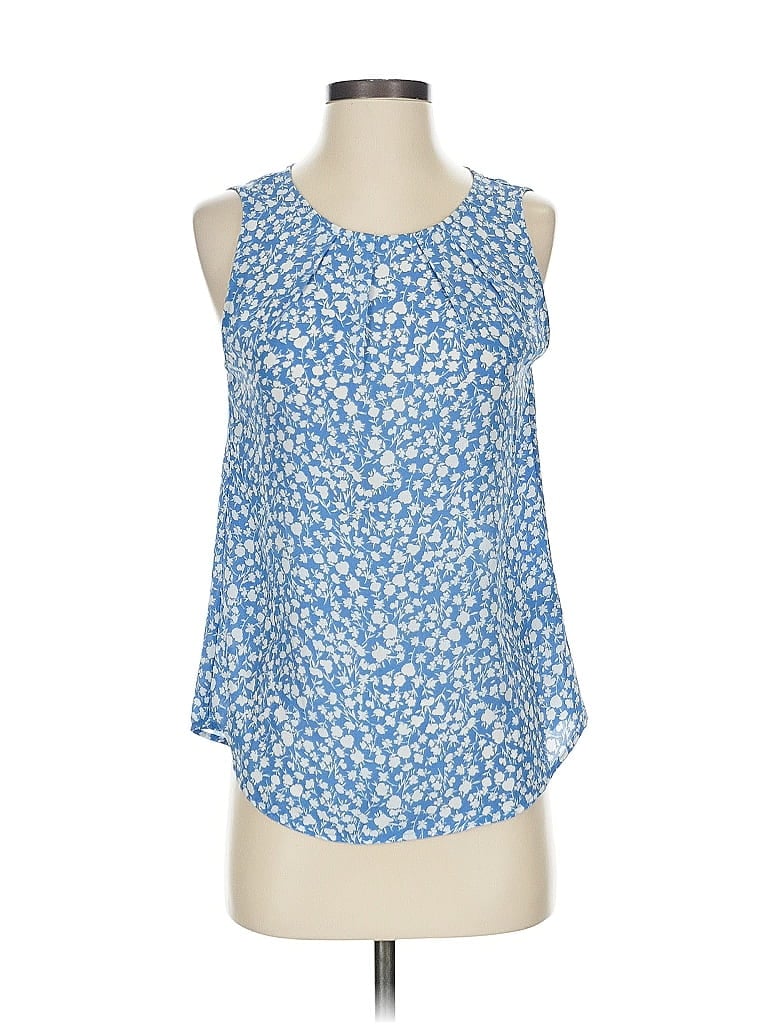 Pre-owned 41hawthorn Sleeveless Blouse In Blue