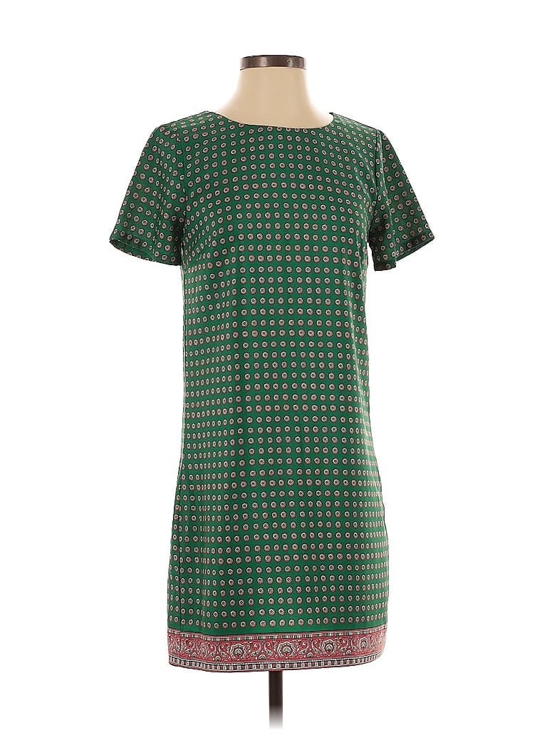 Pre-owned J.crew Factory Store Casual Dress In Green