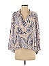 Tysa 100% Rayon Blue 3/4 Sleeve Blouse Size XS (0) - photo 1