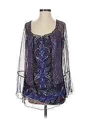Hale Bob 3/4 Sleeve Silk Top