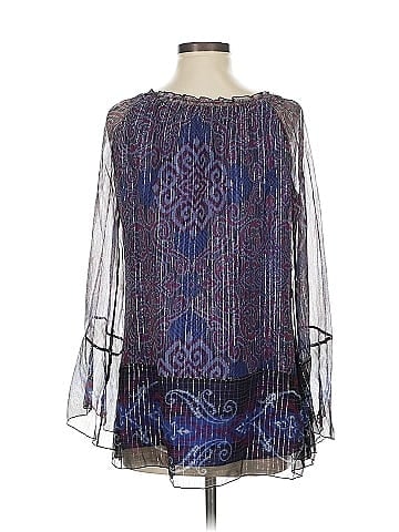 Hale Bob 3/4 Sleeve Silk Top (view 2)