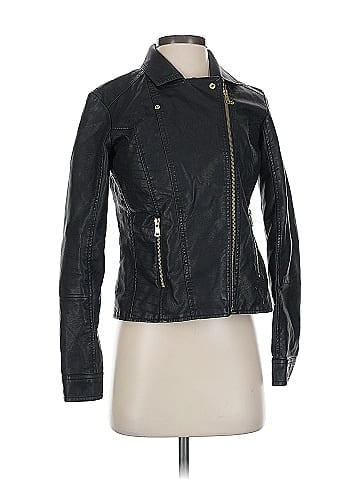 Baccini Faux Leather Jacket (view 1)