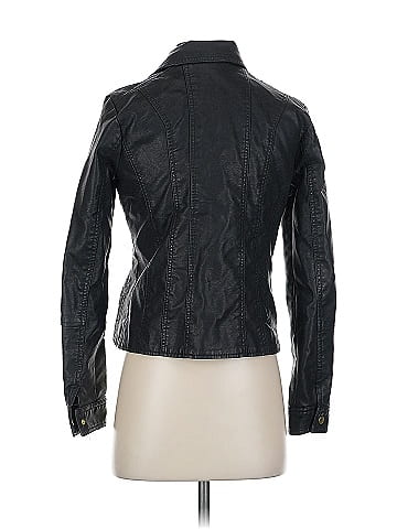 Baccini Faux Leather Jacket (view 2)