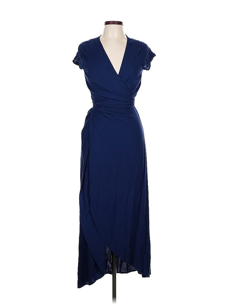 L Space 100% Rayon Blue Cocktail Dress Size L - photo 1