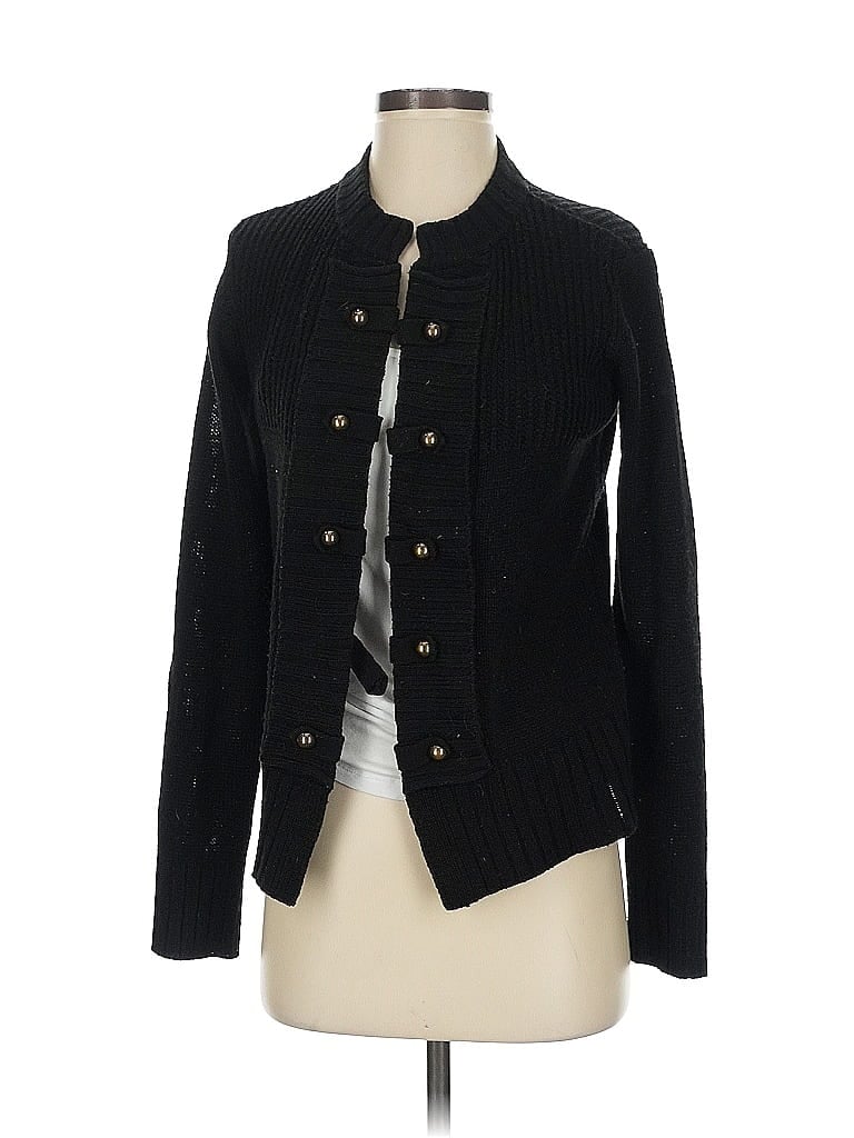 Venus 100% Acrylic Black Cardigan Size S - photo 1