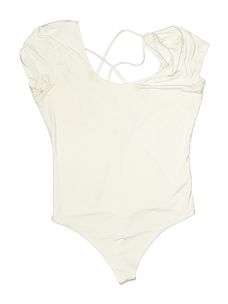 Pre-owned Express Bodysuit In White