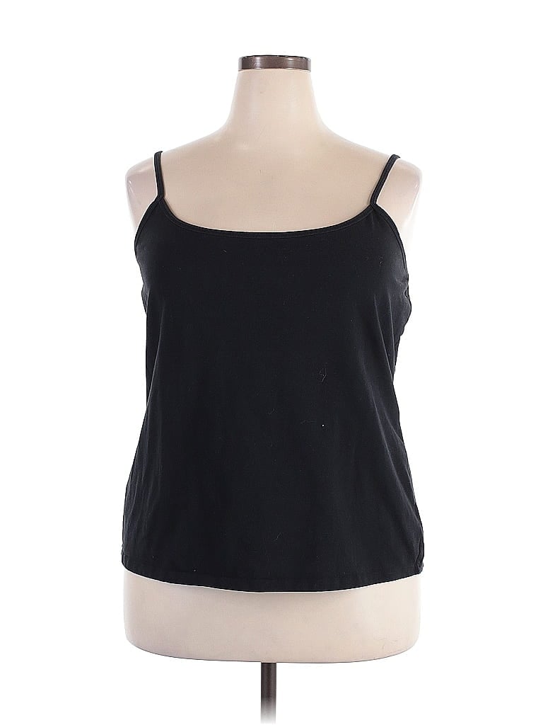 Pre-owned Lane Bryant Tank Top Black Strapless Neckline Tops