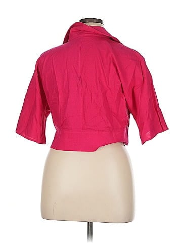 Scoop Short Sleeve Blouse (view 2)
