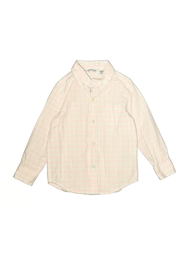 Click to view more detailed imagery on our partner's website Pre-owned Janie And Jack Kids' Long Sleeve Button Down Shirt In White