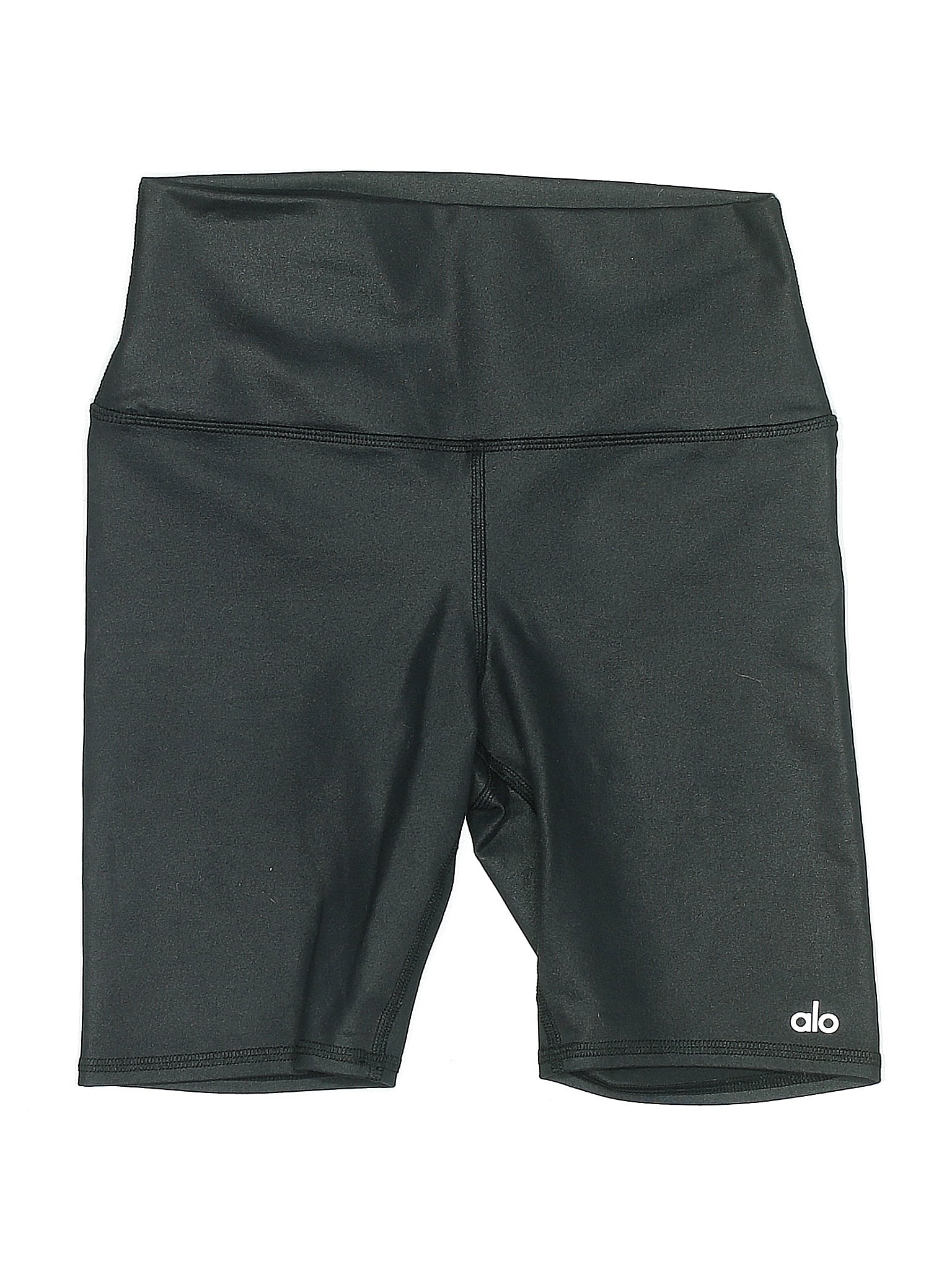 Alo Solid Black Athletic Shorts Size S