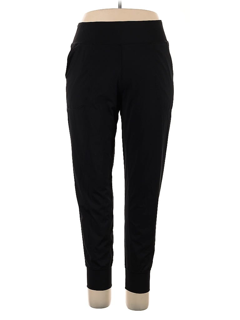 Pre-owned Assorted Brands Track Pants In Black