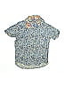Robert Graham 100% Linen Paisley Blue Short Sleeve Button-Down Shirt Size 10 - 12 - photo 1