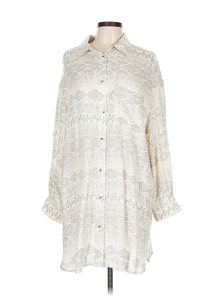 Pre-owned Vici Casual Dress In White