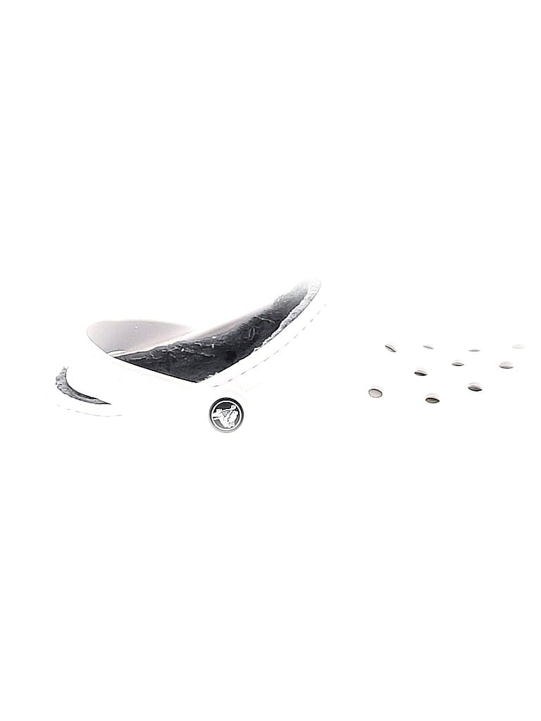 Crocs Silver White Mule/Clog Size 6 - photo 1
