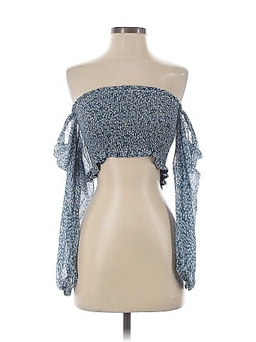 Blue Life Long Sleeve Blouse (view 1)