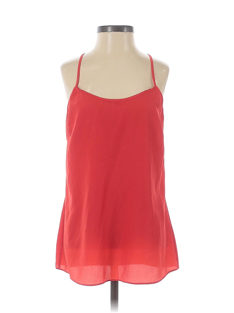 Pre-owned J.crew Factory Store Sleeveless Blouse In Orange