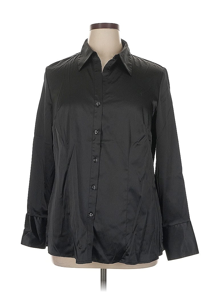 Pre-owned Venezia Jeans Clothing Co. 3/4 Sleeve Blouse In Black