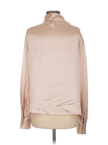 Vince. Long Sleeve Silk Top (view 2)