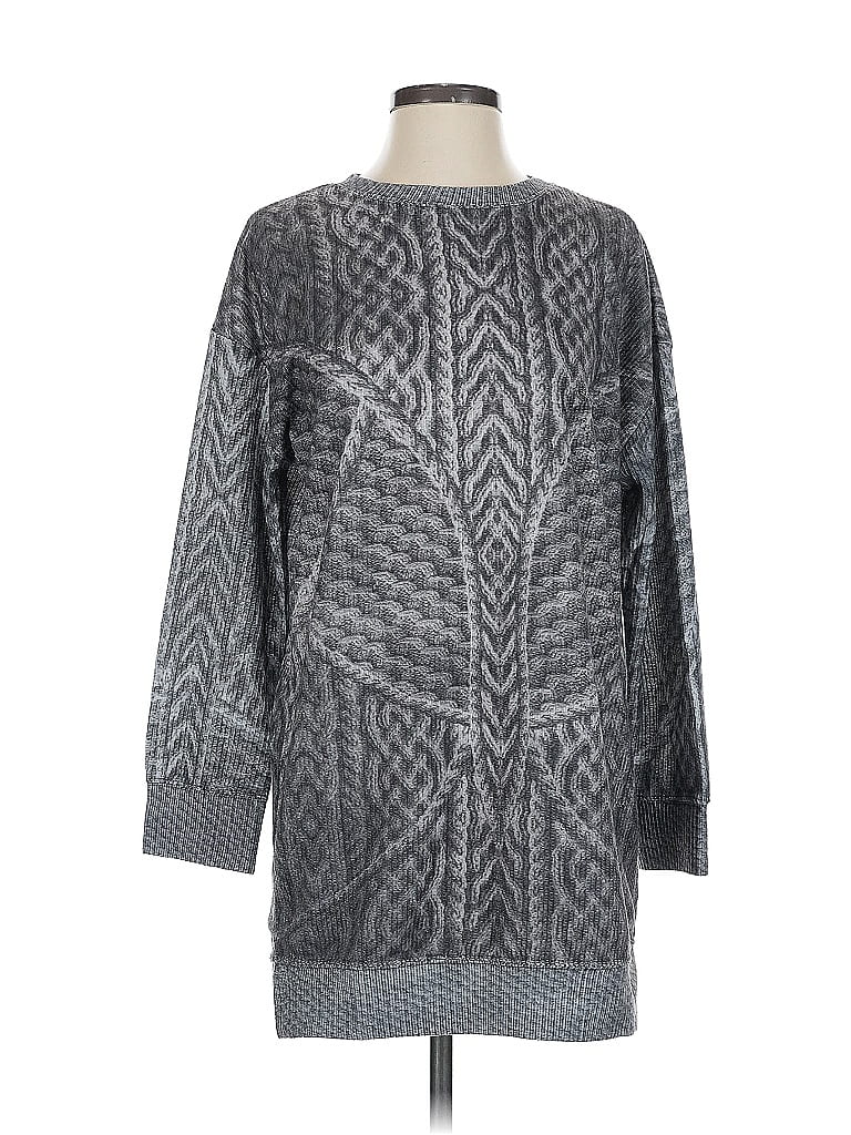 Pre-owned Zara Trf Pullover Sweater In Gray