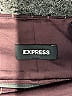 Express Plaid Burgundy Casual Pants Size 2 - photo 3