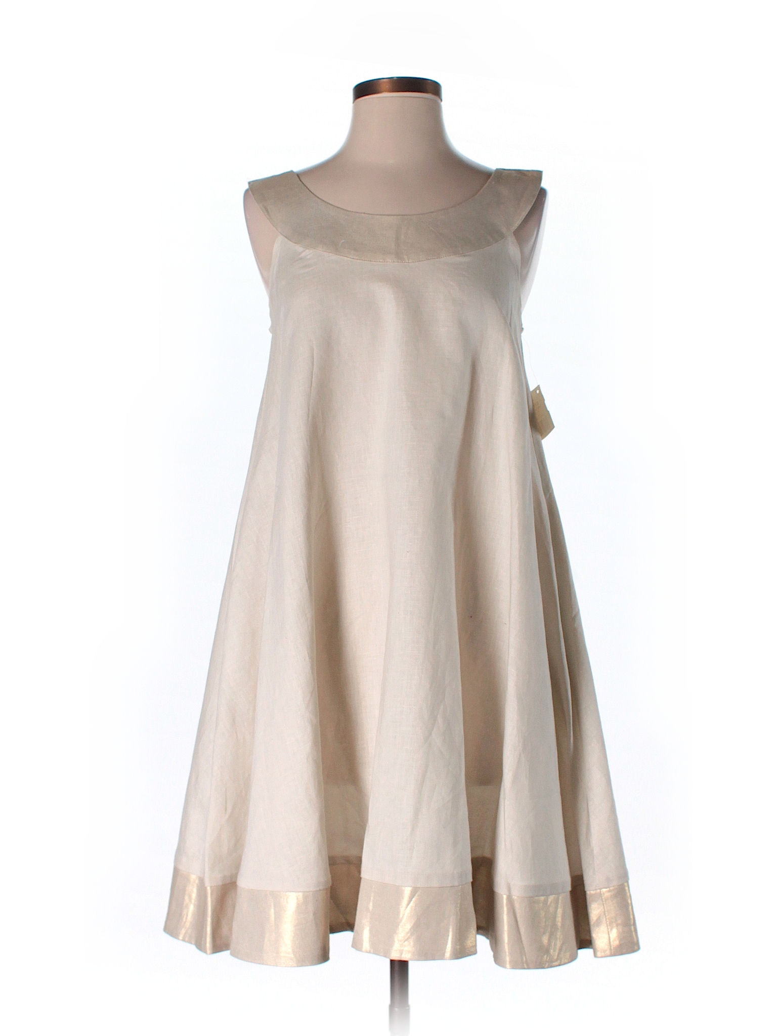 Akira Solid Ivory Casual Dress Size S 48 Off Thredup