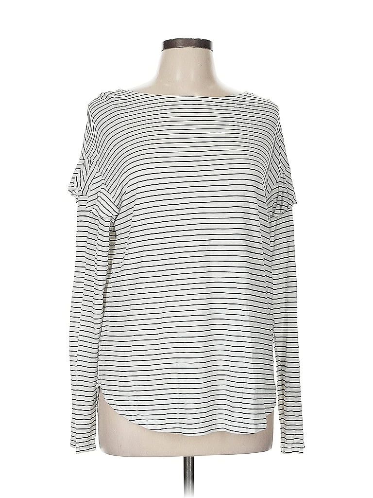 Pre-owned H&m Long Sleeve T-shirt In White