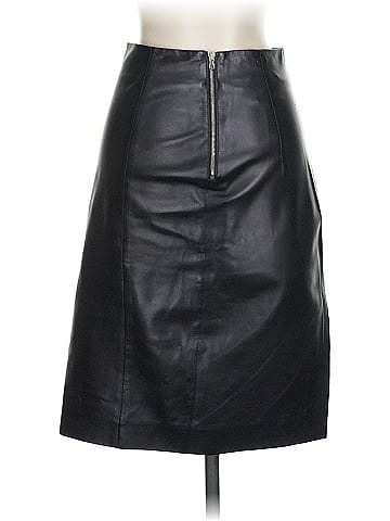 Barneys New York Leather Skirt (view 2)