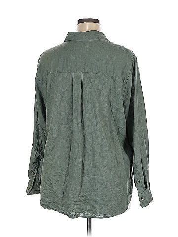 Candace Cameron Bure Long Sleeve Button-Down Shirt (view 2)