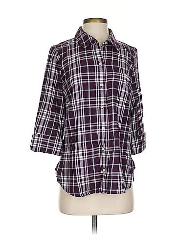 Tommy Hilfiger 3/4 Sleeve Button-Down Shirt (view 1)