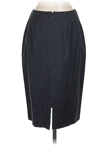 Linda Allard Ellen Tracy Wool Skirt (view 2)