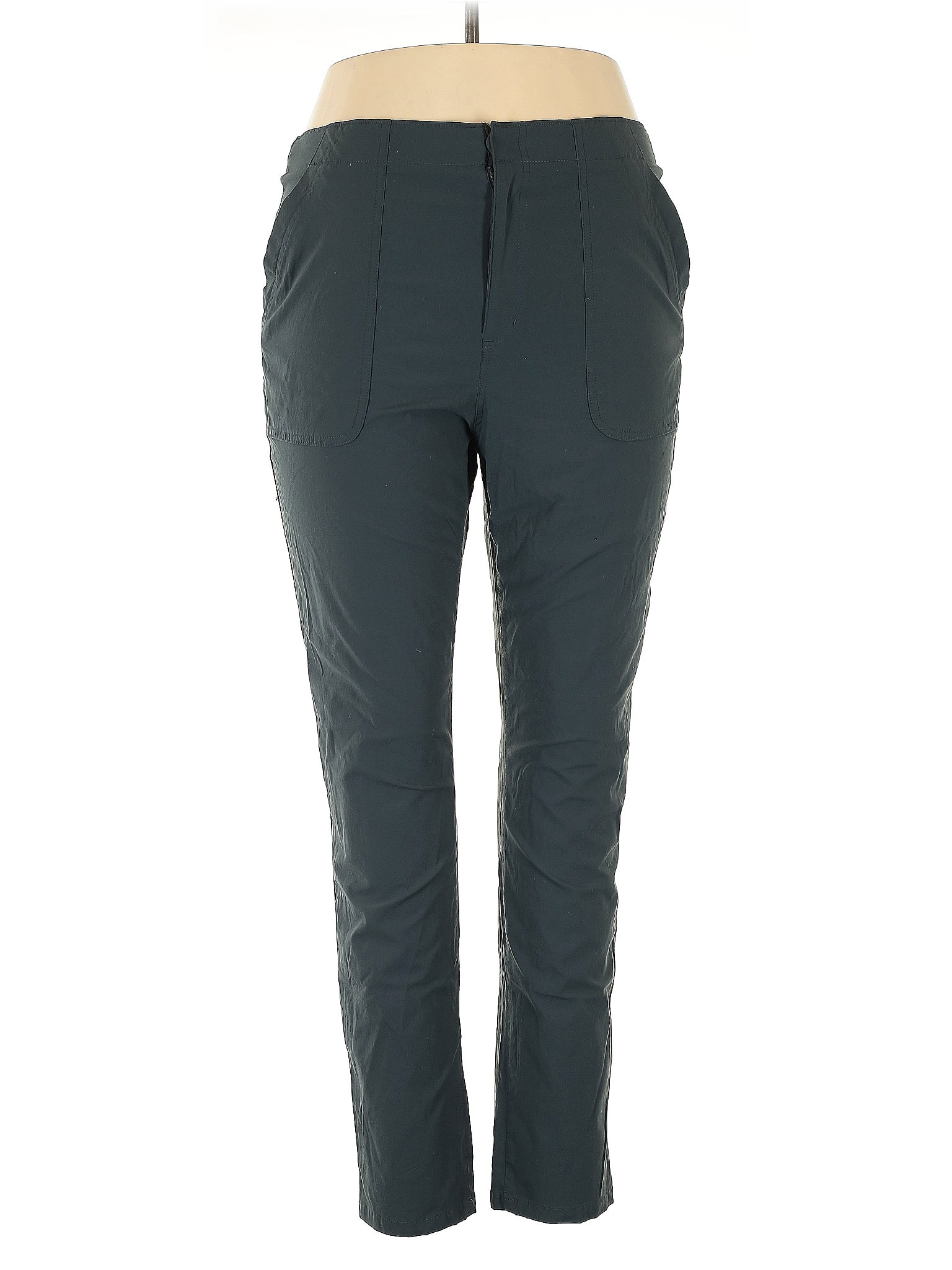 Eddie Bauer Solid Gray Active Pants Size 14