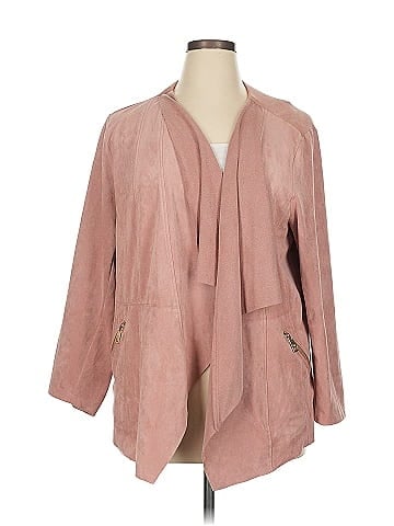 Adrienne Vittadini Faux Leather Jacket (view 1)
