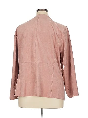 Adrienne Vittadini Faux Leather Jacket (view 2)