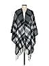 Belle By Kim Gravel Gray Poncho One size - photo 1