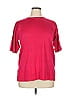 Jasmine Red Short Sleeve Top Size XL - photo 1