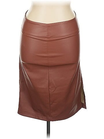 Ookie & LaLa Faux Leather Skirt (view 1)