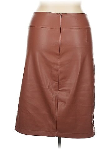 Ookie & LaLa Faux Leather Skirt (view 2)