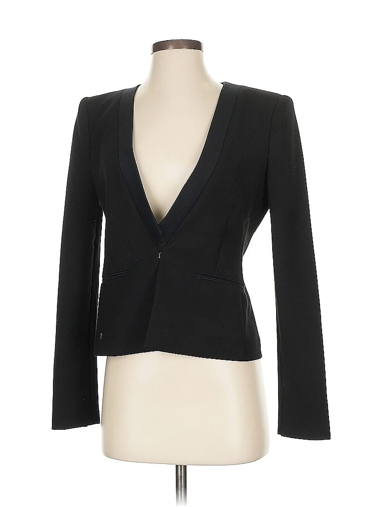 Pre-owned Bcbgmaxazria Blazer Jacket In Black