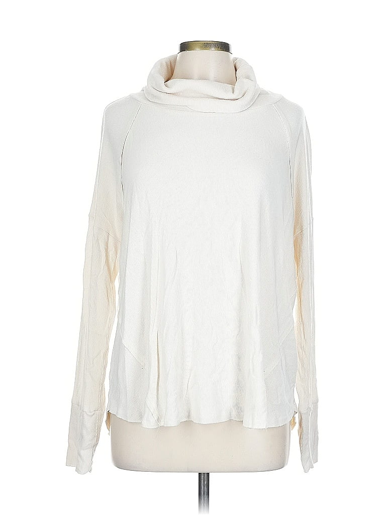 Pre-owned New In Turtleneck Sweater In White
