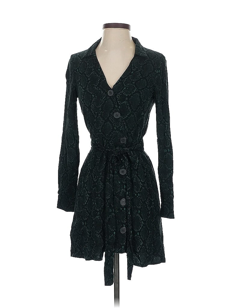 Pre-owned Zara Trf Casual Dress In Black