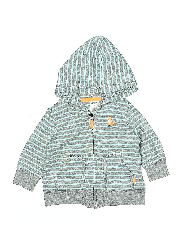 Click to view more detailed imagery on our partner's website Pre-owned Carter's Babies' Zip Up Hoodie In Gray