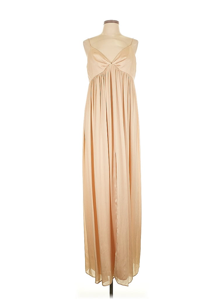 Sachin + Babi 100 Polyester Tan Casual Dress Size 12 43 off ThredUp