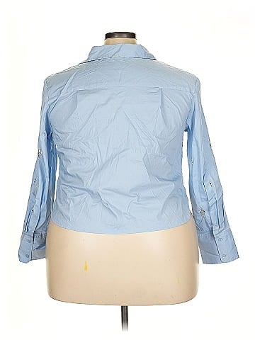 A New Day 3/4 Sleeve Button-Down Shirt (view 2)